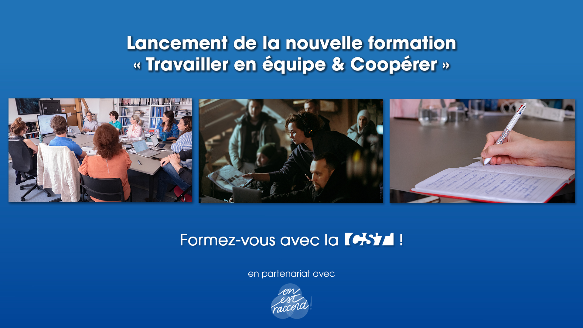 Lancement de la nouvelle formation « Travailler en équipe & Coopérer »