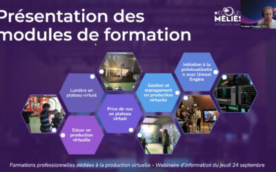Intégrer la Production Virtuelle à sa pratique professionnelle : Webinaire de présentation des formations