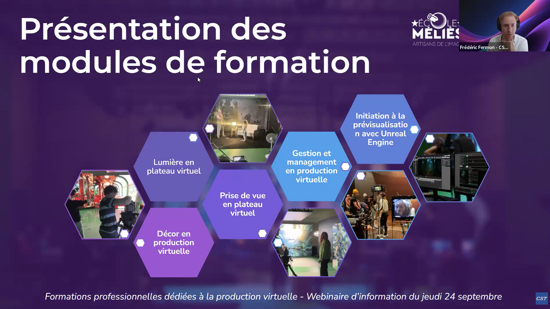 Intégrer la Production Virtuelle à sa pratique professionnelle : Webinaire de présentation des formations